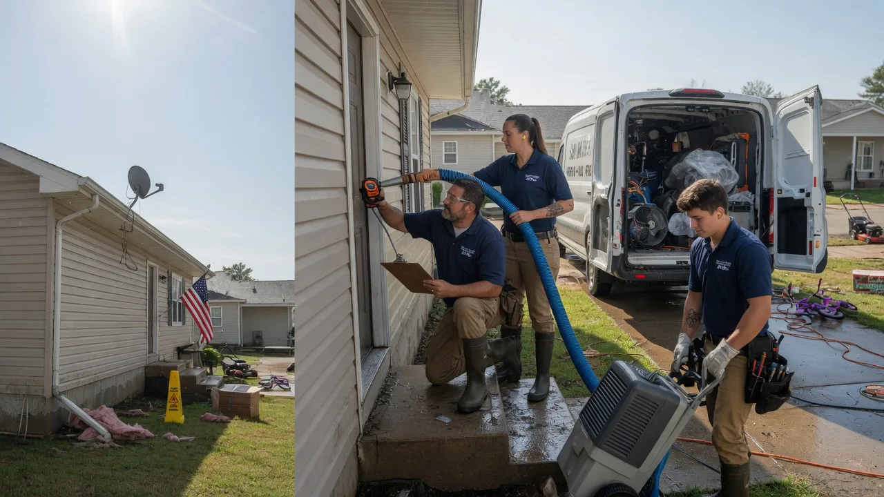 Ceiling Water Damage Restoration in May, ID near me